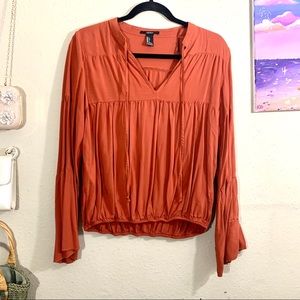 Burnt Orange Blouse